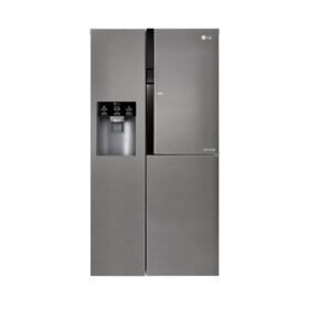 Réfrigérateur américain Lg GSJ361DIDV - Réfrigérateur américain - 591 litres - Réfrigerateur/congel : No Frost / No Frost - Dégivrage automatique - Inox - Fabrique de glaçons - Classe A+ / Pose libre [Classe énergétique A+]