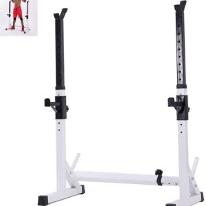 Banc de presse support multifonction pour haltérophilie, fitness, squat, équipement d'entraînement musculaire