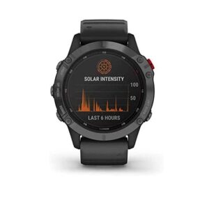 Garmin fēnix 6 Pro Solar, Montre GPS Multisports à énergie Solaire, fonctionnalités et données de Formation avancées 010-02410-15