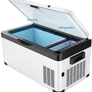 Hammer Électrique Cooler et plus chaud for la voiture et la maison, voiture Réfrigérateur Compresseur de réfrigération Congélateur Accueil Réfrigération à double usage petit congélateur, très appropri