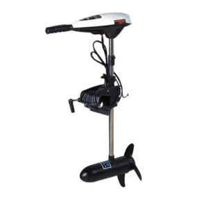 BTdahong Moteur Hors-Bord 45LBS, Moteur Hors-Bord Electrique 12V pour Bateau, Moteur Hors-Bord