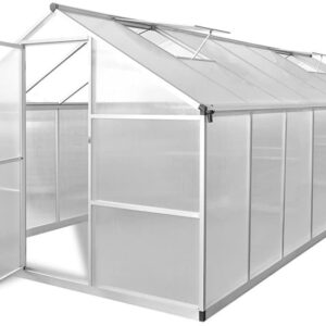 Festnight Serre de Jardin avec Cadre de Base Aluminium Renforcé 10,53 m²