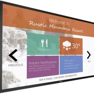 Philips Signage Solutions 43BDL4051T - Classe 43" (42.5" visualisable) écran LED - signalisation numérique - avec écran Tactile - 1080p (Full HD) 1920 x 1080