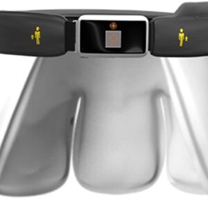 Ceinture gonflable de ceinture gonflable anti-chute pour personnes âgées réglable de 10 à 15 cm Airbag à déclenchement par induction intelligent adapté aux personnes âgées à la protection contre les