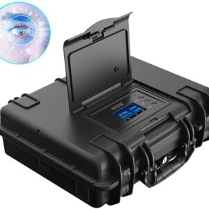 AJDGL Coffre-Fort de Pistolet Intelligent de Reconnaissance de Visage d'iris - Convient à l'argent de Bijoux de Passeport de Pistolet de Pistolet pour la Voiture, la Maison
