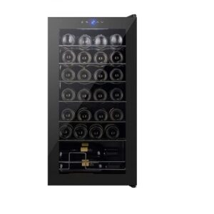 even Réfrigérateur de Refroidisseur à vin thermoélectrique, Réfrigérateur intégré au Refroidisseur de bière et de vin avec Commandes tactiles numériques
