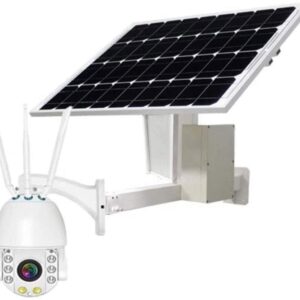 Caméra de sécurité extérieure Surveillance Powered Wireless WiFi Pan Tilt solaire Caméra IP avec la couleur résistant aux intempéries Night Vision, détection de mouvement, 2.4G WiFi,Solar Camera