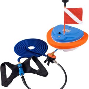 Ventilateur De Plongée Nemo 2.7 Hrs,Bouteille De Plongée Sous-Marine Portable et Rechargeable, Compresseur D'air étanche avec Tuyau De 12 M et Régulateur De Respiration Pour La Plongée avec Embout.