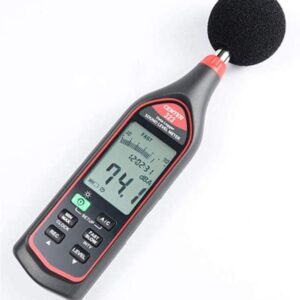 WSMLA Sonomètre numérique Mini Mesure sonore Test Audio Bruit Décibel 35dBA ~ 135dBA Max/Min/Hold Mode avec Affichage de l'écran LCD Auto
