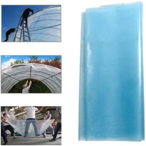 WGE Un Film De Polyéthylène À Effet De Serre 11 Mètres De Large (36 Pieds) 2-50 Mètres De Longueur De Film Plastique Transparent
