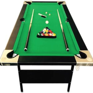 GRAFICA MA.RO SRL Billard AMERICAIN PLIANTS 6 FT Modele Aladin Mesure 158 x 66 cm Table de Pool Snooker Table de Billard