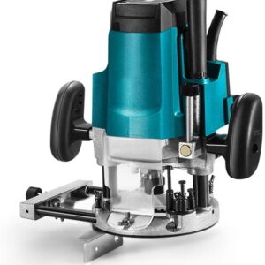 QWERTOUY Mini Rogneuse Travail du Bois Multi-Fonction Coupe-Gravure sur Bois Fraiseuse 220 V 1800W