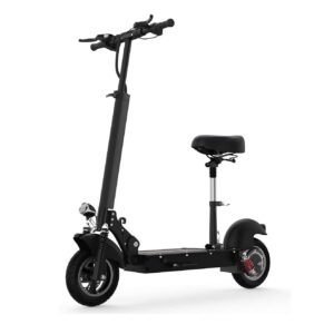 Martes Trotinette Electrique Adulte avec Siège Détachable avec Double Suspension, 350/500 / 1000w 3 Types De Puissance Moteur en Option (modèle: E202)