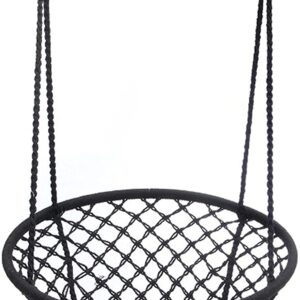 WYZQ Chaise hamac extérieure Suspendue Capacité de 265 Livres, Parfaite pour la Chaise Suspendue de Jardin à l'intérieur et à l'extérieur, Chaise Suspendue (hamac Noir), hamacs
