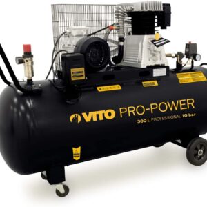 Compresseur à Courroie Professionnel 3000W 4CV/300L VITO 400 Litres/min