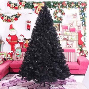JIAWYJ XIAOJUAN Sapin de Noël PVC Pin de Noël Artificiel Solid métal Fête de la Maison Décoration de la Maison 240 cm (Couleur:, Taille: 240cm) (Size : 240cm)