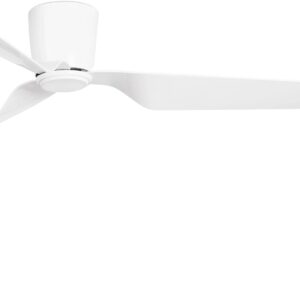 Faro Barcelona 33471N - PEMBA Ventilateur de plafond blanche sans lumière avec moteur DC 3 pales réversibles