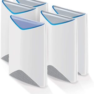 NETGEAR ORBI PRO Système Wifi Mesh amplificateur ultra puissant pour l'entreprise SRK60 (1 routeur + 4 satellites extender) – Jusqu’à 875m² de couverture