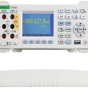 L-YINGZON électrique Multimètres LCD de bureau d'affichage numérique Multimètre 6 1/2 Bit de précision Gamme automatique Sonde multimètre numérique ET3260A testeur numérique multifonction Test Outils