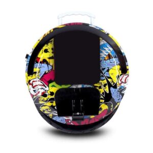 Helmets Gyroroue électrique Adulte Unisexe, Version Accessoire de Protection Gyroroue Noire, 14" -Parleur Bluetooth, E-Scooter, Gyroroue Unisexe Adulte