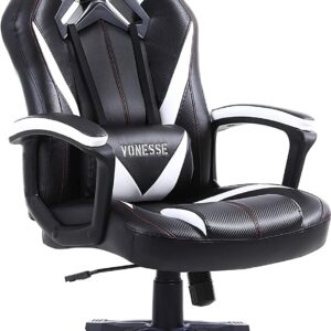 Chaise Gaming pour Adultes, Fauteuil Gamer avec Massage, Haute Dossier Fauteuil de Jeu PC , Chaise de Bureau Style Racing Grand,Chaise d'ordinateur de gaming avec Accoudoir,Ergonomique Fauteuil Gaming