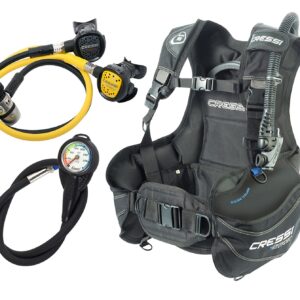 Cressi Sub S.p.A. Set pour la plongée Noir Taille