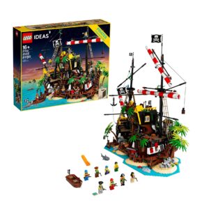 LEGO Ideas Pirates of Barracuda Bay 21322 Building Kit, Cool Pirate Shipwreck Model with Pirate Action Figures for Play and Display, Makes a Great Birthday, New 2020 (2,545 Pieces)