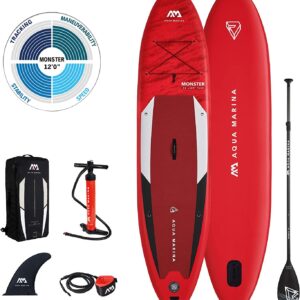 Aquamarina Monster 12’0” Sup Table Adulte Unisexe, Multicolor, Uni