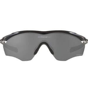 Oakley 9343 SUN, Lunettes de soleil, Homme, Couleur de la lentille Noir Polaire Irid (Cadre de lunettes Noir Brillant), XL